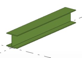 نمونه ای از یک تیر فولادی با دستور beam Steel در نرم افزار تکلااستراکچرز نمونه ای از یک تیر فولادی با دستور beam Steel در نرم افزار تکلااستراکچرز